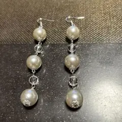 ピアス　おおぶり　ハンドメイド