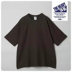 【美品】BEAUTY&YOUTH 10oz ヘビー ワイド クルーネック T