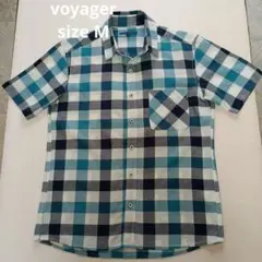 [Voyager] ボイジャー　チェックシャツ　　(半袖)
