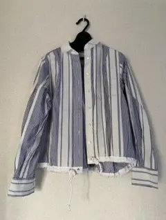 sacai ストライプ テープ シャツ アウター