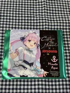 ホロライブ JOYSOUND コースター 湊あくあ ホログラム