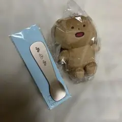 ナックミー　りっすのぬいぐるみとアイスクリームスプーンセット　未使用