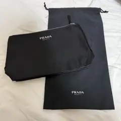 新品未使用☆PRADA☆ノベルティー巾着☆ポーチ3点セット