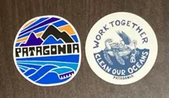 【人気 海シリーズ】 パタゴニア Patagonia ステッカー 2枚セット