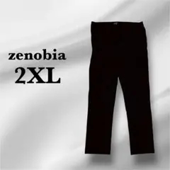 zenobia 【2XL】ブラック スラックス　大きめ　オフィス　カジュアル