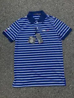 RLX 青と白のストライプ ポロシャツ 新品