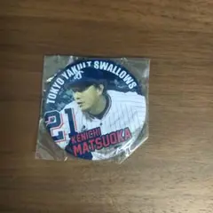 東京ヤクルトスワローズ 松岡健一 缶バッジ