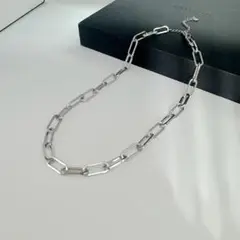 【No.7】チェーン シルバー ネックレス シンプル ジェンダーレス 925