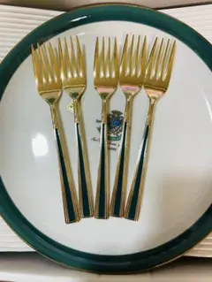 アワサカ パスタ皿とフォーク5セット