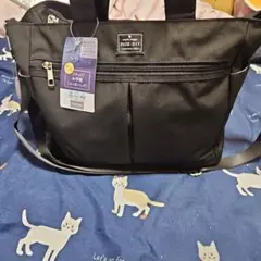 しまむらCLOSSH! 防水トートバッグ ブラック