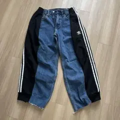 【レア】adidas デニム スウェットパンツ