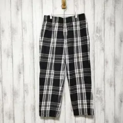 GU ジーユー (XL)　チェック シェフパンツ　大きいサイズ
