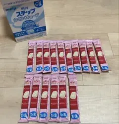 明治 ステップ らくらくキューブ 1-3歳用　16本