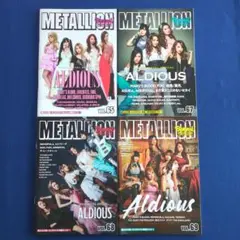 【Aldious特集】METALLION Vol.65 67 68 69（4冊）