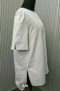 【未使用】☆PLST☆ストレッチバックボタンブラウソー