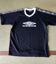 UMBRO アンブロ　ゲームシャツ　ブラック　両面ロゴ　プリント