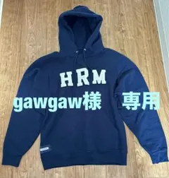 ハリウッドランチマーケット HRM フード付きパーカー ネイビー