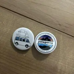 Patagonia パタゴニア　缶バッジ　ノースフェイス　CHUMS好き
