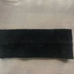 黒 タオル生地ヘアバンド
