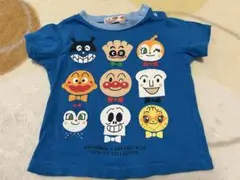 アンパンマン Tシャツ 80cm 青色