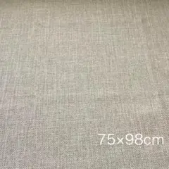 カーテン生地はぎれ　遮光　くすみグリーン系　杢調　75×98cm