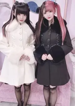 MARS マーズ スピンドルリボンファーロングコート