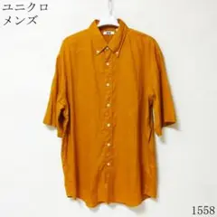 UNIQLO オレンジ 半袖シャツ XL
