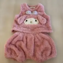 マイメロディ♡もこもこベスト＆ブルマ着ぐるみセット