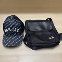VAN JAC ネイビー メッシュキャップ　VAN JAC ショルダーバッグ