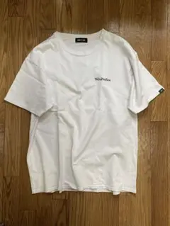 WINDANDSEA オーバーサイズ ホワイト ロゴ Tシャツ Size L