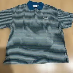 Keboz ストライプ ポロシャツ S