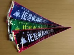 花巻東高校 甲子園・神宮大会ペナント　5枚セット