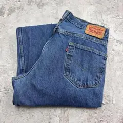 リーバイス　550　デニムパンツ　ジーンズ　インディゴブルー　古着　W34