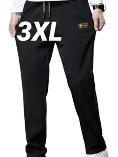 メンズ　コーデュロイパンツ　3XL ストレッチ　未使用　おしゃれ　ウエストゴム