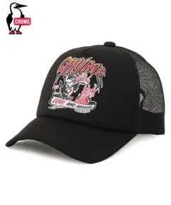 チャムス トラッカー メッシュ キャップ／ブラック／黒 CH05-1414／F