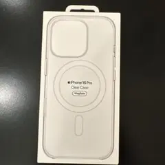 【新品未開封】iPhone 16 Pro Clear Case Magsafe
