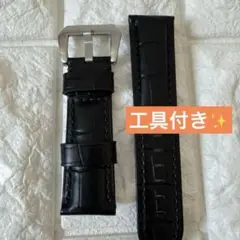 腕時計　ベルト 工具付き　メンズ　ブラック　ビジネス　シック