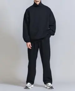 【未使用】BEAUTY&YOUTH タートルネック スウェットパンツセット