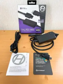 Hyperkin HDMIコンバータアダプタケーブル 美品