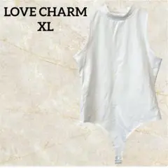 LOVE CHARM 【XL】ノースリーブ Tシャツ XL ホワイト