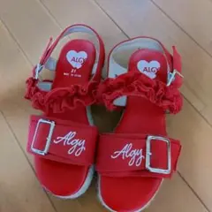 ALGY赤色　サンダル　21cm