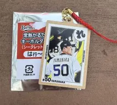 山中稜真　オリックスバファローズ　情熱かるたキーホルダー