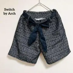 【Switch by Arch】ショートパンツ スパンコール　リボンベルト　F