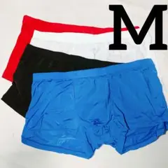 ★最終値下げ★ボクサーパンツ メンズ 下着 前閉じ 極薄 4枚セット 夏 M