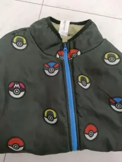 ポケモン ボール柄 フリースジャケット