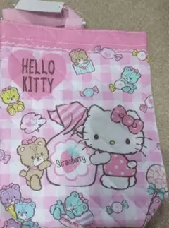 ハローキティ 上靴入れ キティちゃん 未使用 2枚セット キルティング
