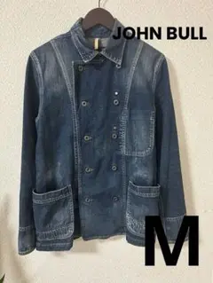 【レア】JOHN BULL ダークデニム ダブルブレスト　ドーナツボタン　M