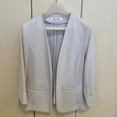 ナチュラルビューティベーシック　ライトグレー スーツセット