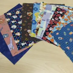 ★A67★カットクロス/プリント生地/国産/25cm×25cm/10点