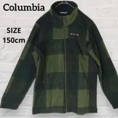 Columbiaコロンビア　フリースジャケット チェック　150cm M